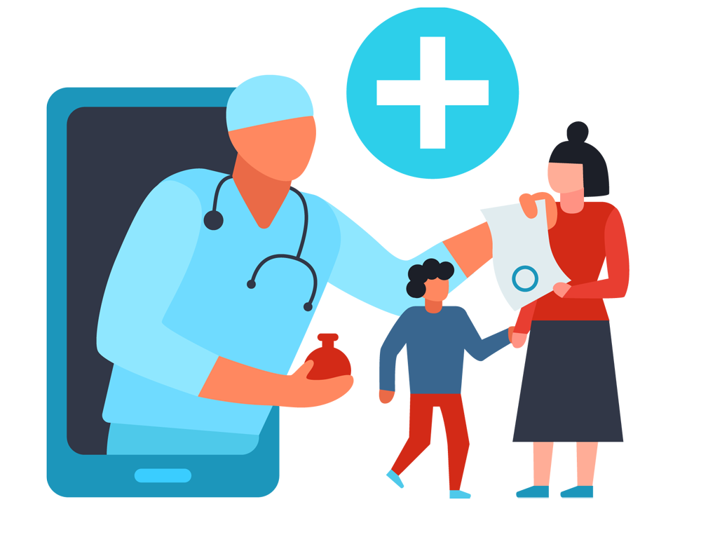 Doctor connect with patients